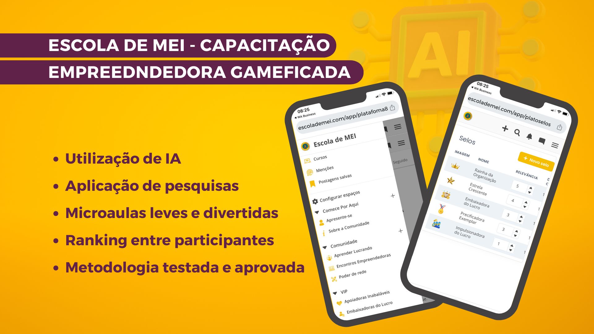 Pitch - 1ºPlataforma de capacitação empreendedora gameficada que utiliza IA (2)